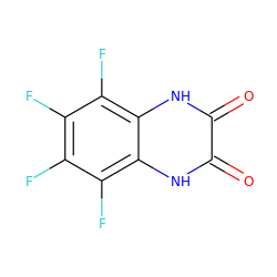 O=c1[nH]c2c(F)c(F)c(F)c(F)c2[nH]c1=O ZINC000013743990