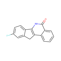 O=c1[nH]c2c(c3ccccc13)Cc1cc(F)ccc1-2 ZINC000013652897