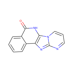 O=c1[nH]c2c(nc3ncccn32)c2ccccc12 ZINC000045348936