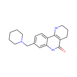 O=c1[nH]c2cc(CN3CCCCC3)ccc2c2c1CCCN2 ZINC000118734756