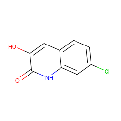 O=c1[nH]c2cc(Cl)ccc2cc1O ZINC000040836251