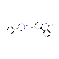 O=c1[nH]c2ccc(CCN3CC=C(c4ccccc4)CC3)cc2c2ccccc12 ZINC000040420803