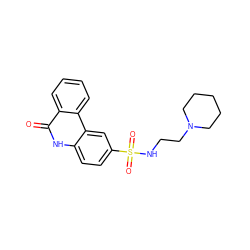 O=c1[nH]c2ccc(S(=O)(=O)NCCN3CCCCC3)cc2c2ccccc12 ZINC000000603138