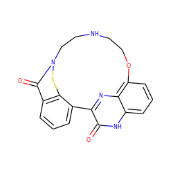 O=c1[nH]c2cccc3c2nc1-c1cccc2c(=O)n(sc12)CCNCCO3 ZINC000036188420