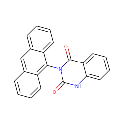 O=c1[nH]c2ccccc2c(=O)n1-c1c2ccccc2cc2ccccc12 ZINC000013479542