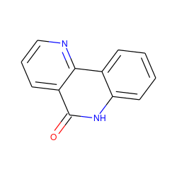 O=c1[nH]c2ccccc2c2ncccc12 ZINC000013523966