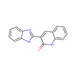 O=c1[nH]c2ccccc2cc1-c1nc2ccccc2[nH]1 ZINC000013588784