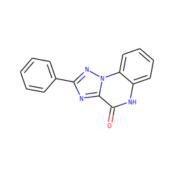 O=c1[nH]c2ccccc2n2nc(-c3ccccc3)nc12 ZINC000013677395