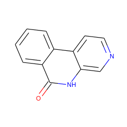 O=c1[nH]c2cnccc2c2ccccc12 ZINC000013523949