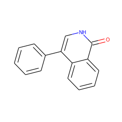 O=c1[nH]cc(-c2ccccc2)c2ccccc12 ZINC000039222633