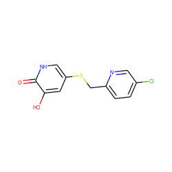 O=c1[nH]cc(SCc2ccc(Cl)cn2)cc1O ZINC000206321265