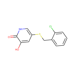 O=c1[nH]cc(SCc2ccccc2Cl)cc1O ZINC000206327134