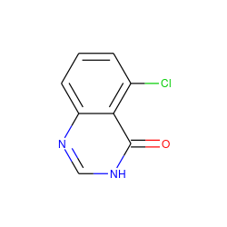 O=c1[nH]cnc2cccc(Cl)c12 ZINC000018055659