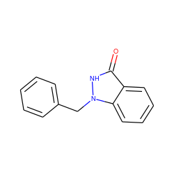 O=c1[nH]n(Cc2ccccc2)c2ccccc12 ZINC000001766857