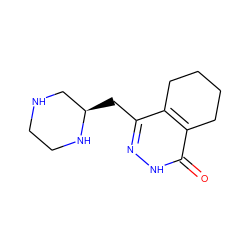 O=c1[nH]nc(C[C@@H]2CNCCN2)c2c1CCCC2 ZINC000167444594