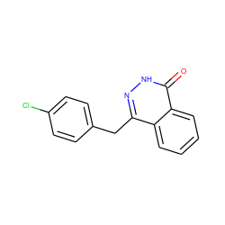 O=c1[nH]nc(Cc2ccc(Cl)cc2)c2ccccc12 ZINC000008829019