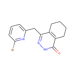 O=c1[nH]nc(Cc2cccc(Br)n2)c2c1CCCC2 ZINC000167275337