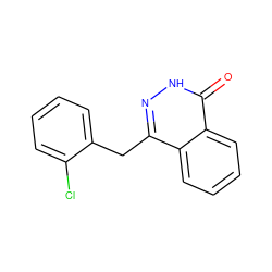 O=c1[nH]nc(Cc2ccccc2Cl)c2ccccc12 ZINC000034821285