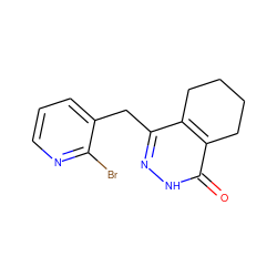 O=c1[nH]nc(Cc2cccnc2Br)c2c1CCCC2 ZINC000167327102