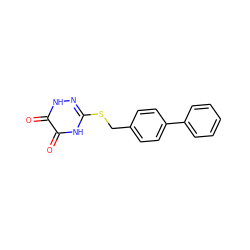 O=c1[nH]nc(SCc2ccc(-c3ccccc3)cc2)[nH]c1=O ZINC000653728695