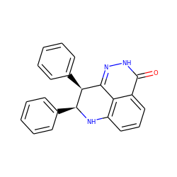 O=c1[nH]nc2c3c(cccc13)N[C@@H](c1ccccc1)[C@H]2c1ccccc1 ZINC000118762477