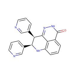 O=c1[nH]nc2c3c(cccc13)N[C@@H](c1cccnc1)[C@H]2c1cccnc1 ZINC000118628824