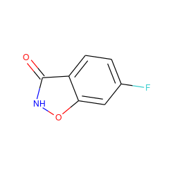 O=c1[nH]oc2cc(F)ccc12 ZINC000014980235