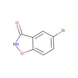 O=c1[nH]oc2ccc(Br)cc12 ZINC000014980227