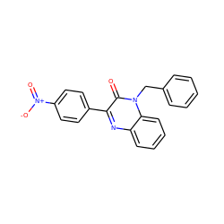 O=c1c(-c2ccc([N+](=O)[O-])cc2)nc2ccccc2n1Cc1ccccc1 ZINC001772581988