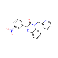 O=c1c(-c2cccc([N+](=O)[O-])c2)nc2ccccc2n1Cc1ccccn1 ZINC001772653748