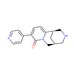 O=c1c(-c2ccncc2)ccc2n1C[C@@H]1CNC[C@H]2C1 ZINC000088385658