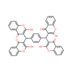 O=c1c(C(c2ccc(C(c3c(O)oc4ccccc4c3=O)c3c(O)oc4ccccc4c3=O)cc2)c2c(O)oc3ccccc3c2=O)c(O)oc2ccccc12 ZINC000095609774