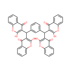 O=c1c(C(c2cccc(C(c3c(O)oc4ccccc4c3=O)c3c(O)oc4ccccc4c3=O)c2)c2c(O)oc3ccccc3c2=O)c(O)oc2ccccc12 ZINC000096902001