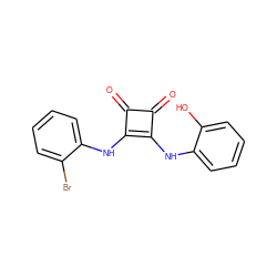 O=c1c(Nc2ccccc2O)c(Nc2ccccc2Br)c1=O ZINC000003955381