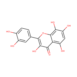 O=c1c(O)c(-c2ccc(O)c(O)c2)oc2c(O)c(O)cc(O)c12 ZINC000006525297