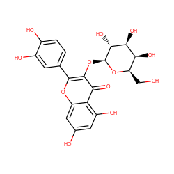 O=c1c(O[C@@H]2O[C@H](CO)[C@H](O)[C@H](O)[C@H]2O)c(-c2ccc(O)c(O)c2)oc2cc(O)cc(O)c12 ZINC000003973253