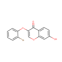 O=c1c(Oc2ccccc2Br)coc2cc(O)ccc12 ZINC000005731326