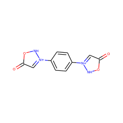 O=c1c[n+](-c2ccc(-[n+]3cc(=O)o[nH]3)cc2)[nH]o1 ZINC000006536259