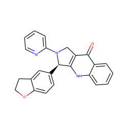 O=c1c2c([nH]c3ccccc13)[C@@H](c1ccc3c(c1)CCO3)N(c1ccccn1)C2 ZINC000028100198