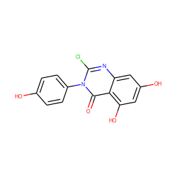 O=c1c2c(O)cc(O)cc2nc(Cl)n1-c1ccc(O)cc1 ZINC000013685446