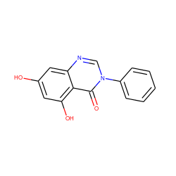 O=c1c2c(O)cc(O)cc2ncn1-c1ccccc1 ZINC000013685418