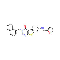 O=c1c2c3c(sc2ncn1Cc1cccc2ccccc12)C[C@@H](NCc1ccco1)CC3 ZINC001772570504