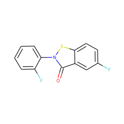 O=c1c2cc(F)ccc2sn1-c1ccccc1F ZINC000059201415