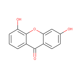 O=c1c2ccc(O)cc2oc2c(O)cccc12 ZINC000028456059