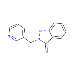 O=c1c2ccccc2[nH]n1Cc1cccnc1 ZINC000100091041