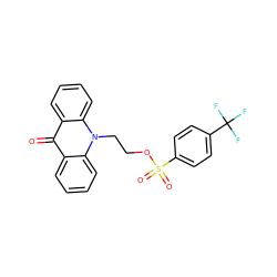 O=c1c2ccccc2n(CCOS(=O)(=O)c2ccc(C(F)(F)F)cc2)c2ccccc12 ZINC000095594812