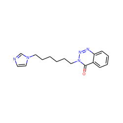 O=c1c2ccccc2nnn1CCCCCCn1ccnc1 ZINC000026389366