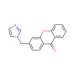 O=c1c2ccccc2oc2cc(Cn3ccnc3)ccc12 ZINC000013861993