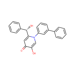 O=c1cc([C@@H](O)c2ccccc2)n(-c2cccc(-c3ccccc3)c2)cc1O ZINC000299870614