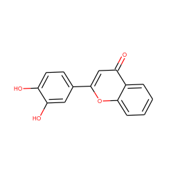 O=c1cc(-c2ccc(O)c(O)c2)oc2ccccc12 ZINC000000057659